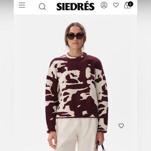 SIEDRÉS MIENA Wool Sweater Sz S